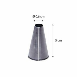 Douille unie inox ø 0,6 cm