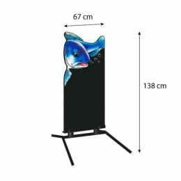 Enseigne de trottoir poissonnier 67 x 138 cm