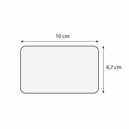 Étiquette carte de visite avec pique 10 x 6,7 cm - par 10