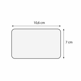 Étiquette "Votre charcutier" sans texte et à pique 10,6 x 7 cm - par 10