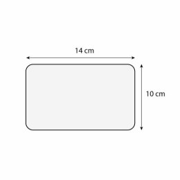 Étiquette Tribord sans texte 14 x 10 cm - par 10