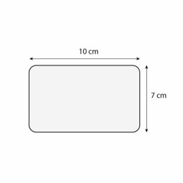 Etiquette sans pique sans texte 10 x 7 cm - par 10