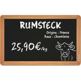 Cartes PVC effet ardoise Edikio Access Flex et Duplex 8,56 x 5,4 cm - par 100