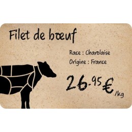 Ruban d'impression noir imprimante Edikio Flex carte PLA/Bois