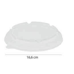 Couvercle transparent PET pour pot salade 1100 ml - par 50