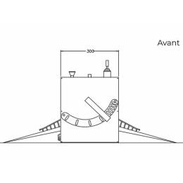 Laminoir électrique à poser 50 cm monophasé