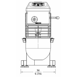Batteur mélangeur BE-10 monophasé