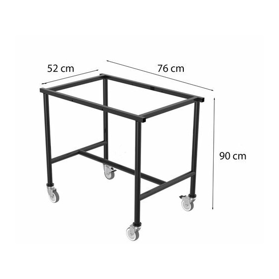 Chariot support AC1 pour rôtissoire RB12NE 72x 52 x 90 cm