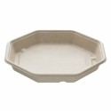 Assiette octogonale bagasse 23 x 23 x 3 cm - par 300