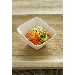 Mini-bol carré bagasse 50 ml - par 50