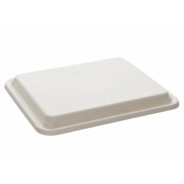 Couvercle pour plateau repas bagasse - par 50