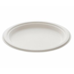 Assiette ronde bagasse ø 23 cm - par 50