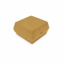 Petite boîte hamburger kraft brun 9,8 x 9,8 x 7 cm - par 450