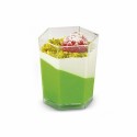 Verrine plastique hexagonale transparente 50 ml - par 60