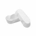 Caissette plissée ovale blanche 7,2 x 2,8 x 2 cm (n°82) - par 1000