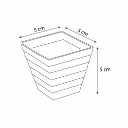 Petite verrine pyramide plastique transparente 60 ml - par 50