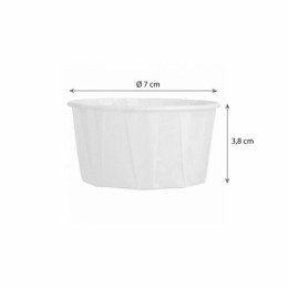 Pot papier plissé ingraissable 120 ml - par 250