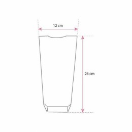 Sachet plastique fond carton "Dentelle blanche" 12 x 26 cm - par 100