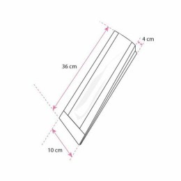 Sac sandwich kraft brun à fenêtre 10 + 4 x 36 cm - par 1000
