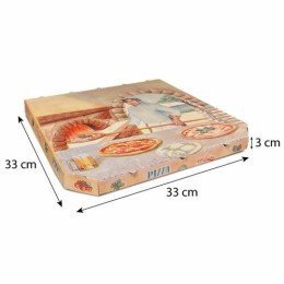 Boîte pizza à coins cassés 33 x 33 x 3 cm - par 100