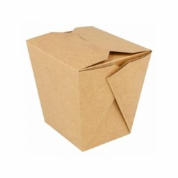 Boîte alimentaire kraft brun 780 ml - par 40