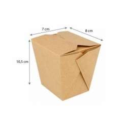 Boîte alimentaire kraft brun 780 ml - par 40