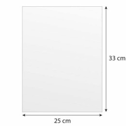 Papier ingraissable blanc 50 g/m² format 25 x 33 cm - par 10 kg
