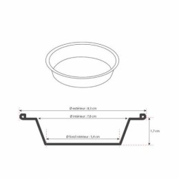 Tartelette aluminium 50 ml TA83 - par 100