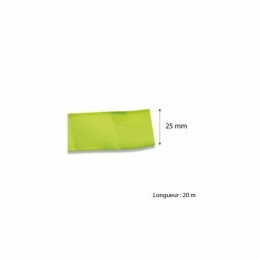 Ruban vert fluo 25 mm x 20 m - à l'unité