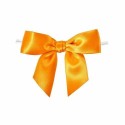 Noeud satin orange - par 100