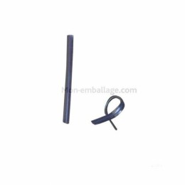 Attache cellophane bleu format 9 x 0,7 cm - par 2000