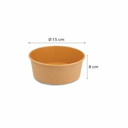 Bol salade kraft brun 1000 ml - par 50