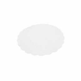 Support rond festonné blanc Ø 25 cm - par 250