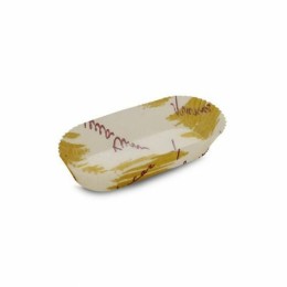 Caissette plissée ovale décor ALIZEE 10,5 x 4 x 2,5 cm (n°88) - par 1000