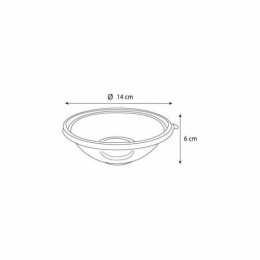 Saladier plastique transparent 14 cm - par 50