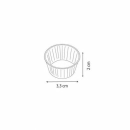 Caissette plissée décor ALIZEE 3,3 x 2 cm (n°6)  - par 1000