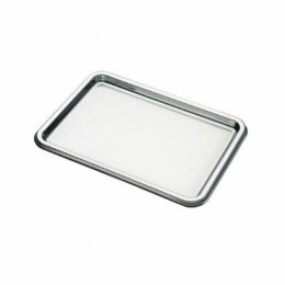 Plateau traiteur rectangulaire argent 35 x 24 cm - par 5