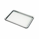 Plateau traiteur rectangulaire argent 35 x 24 cm - par 5