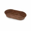 Caissette plissée ovale brune 10,5 x 4 x 2,5 cm (n°88) - par 1000