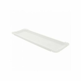 Plateau ravier carton blanc format "hot-dog" 23 x 8 cm - par 250