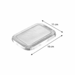 Couvercle pour barquette aluminium rectangulaire 440 ml - par 1000