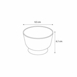 Coupe dessert à pied 200 ml translucide  - par 25