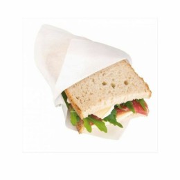 Sachet kraft ouvert sur 2 côtés blanc 18 x 18,5 cm - par 100