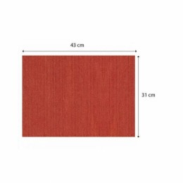 Set de table papier kraft rouge 31 x 43 cm - par 500