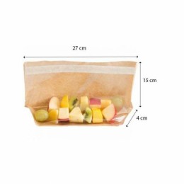 Sachet kraft fermeture auto-adhésive TURTLE PACK 27 x 15 x 4 cm - par 100