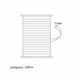 Bolduc fuchsia mat 7 mm x 500 m - à l'unité