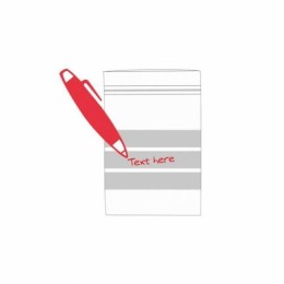 Sachet plastique à fermeture adhésive 18 x 20,5 cm - par 500