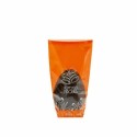 Sachet confiseur fond carton JOYEUSES PAQUES ORANGE 12 x 27,5 cm  - par 100