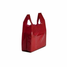 Sac bretelles BD 50 microns bordeaux 26 x 6 x 45 cm - par 500