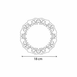 Dentelle blanche Ø 18 cm - par 250